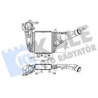 TURBO RADYATÖRÜ TOYOTA COROLLA CH-R 1.2L 8NRFTS NRE210 NGX10 16-> - ALÜMİNYUM