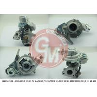 TURBO ŞARJ RENAULT CLIO IV KANGO CAPTUR 1.5 DCI 75-90 BG DACIA DOKKER LOGAN SANDERO