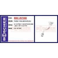 TURBO YAĞLAMA BORUSU A1 1.6 TDI 11-15 -OCTAVIA 2009 - 2013 -VW 1.6-2.0 TDİ