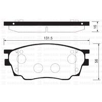 x ÖN BALATA MAZDA 6 1.8 02 >1.8MZR 2.0MZR 2.2 MZR 2.5MZR 07 > 09 > GDB3309